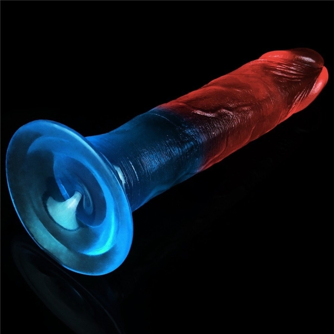 Lovetoy Çift Renkli Ultra Yumuşak 17 Cm Belden Bağlamalı Realistik Dildo