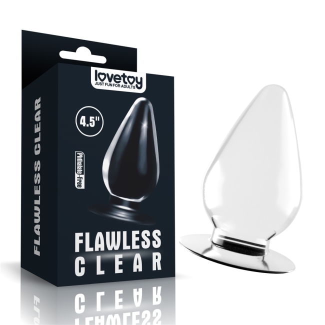 Lovetoy Flawless Clear 11 Cm Jel Dokulu Anal Plug