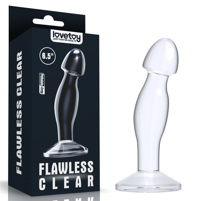 Lovetoy Flawless Clear 16 Cm Jel Dokulu Prostat Plug	