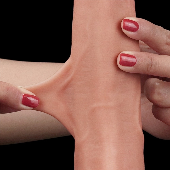 Lovetoy Hareketli Dış Yüzey Özel Seri Ultra Yumuşak 22 Cm Realistik Penis-317006