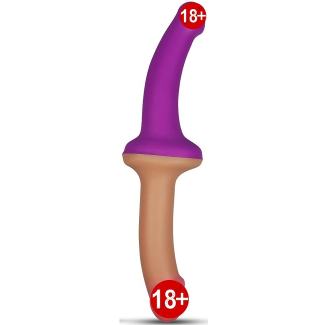Lovetoy Holy Dong 31 Cm Çift Taraflı Mor Lezbiyen Penis Dildo
