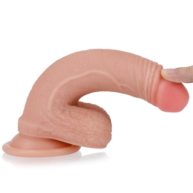 Lovetoy Nature Cock Serisi Özel Çift Katmanlı 18 cm Realistik Penis