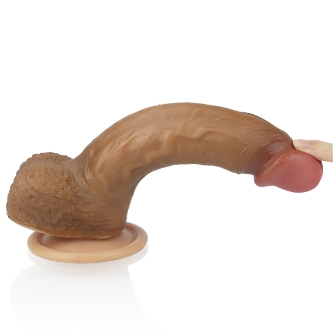 Lovetoy Nature Cock Serisi Özel Çift Katmanlı 21 Cm Realistik Penis