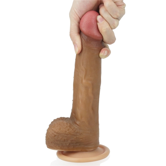 Lovetoy Nature Cock Serisi Özel Çift Katmanlı 21 Cm Realistik Penis