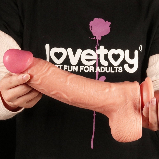 Lovetoy Özel Ekstra Yumuşak Dokulu 25 Cm Realistik Penis