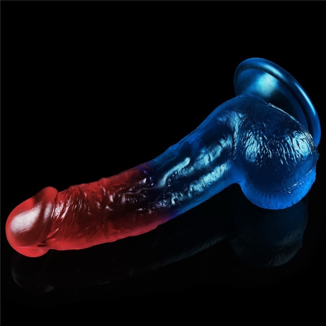 Lovetoy Renkli 20 Cm Ultra Yumuşak Jel Dildo