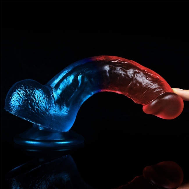 Lovetoy Renkli 20 Cm Ultra Yumuşak Jel Dildo