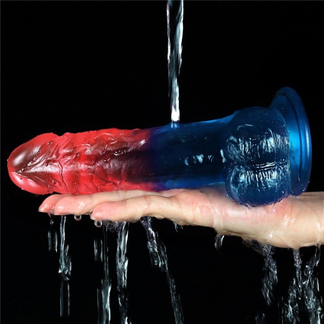 Lovetoy Renkli 20 Cm Ultra Yumuşak Jel Dildo