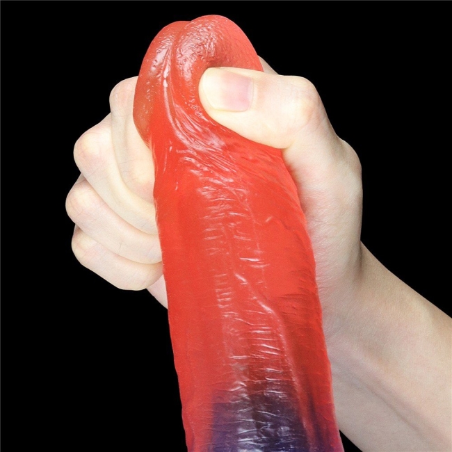 Lovetoy Renkli Ultra Yumuşak 23 Cm Jel Dildo