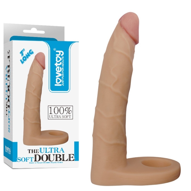 Lovetoy The Ultra Soft Double Ultra Yumuşak Anal 18 CM Protez Penis Çift Yönlü İlişki