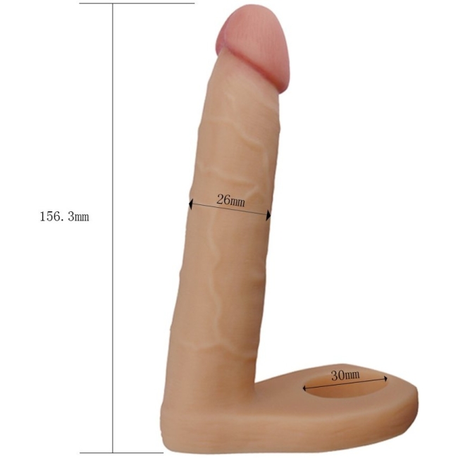 Lovetoy The Ultra Soft Double Ultra Yumuşak Anal Protez Penis Çift Yönlü İlişki