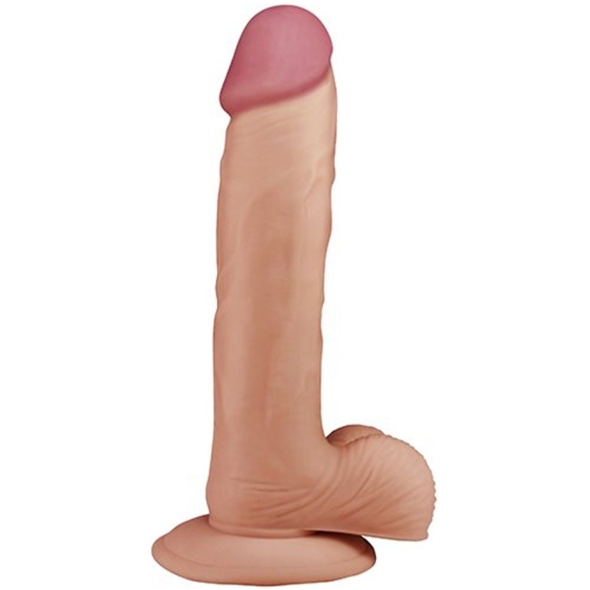 Lovetoy Yeni Nesil Ultra Yumuşak Özel Dokulu 22 Cm Realistik Penis-1086