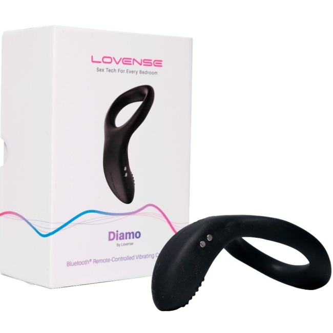 Lovense Diamo Akıllı Telefon Uyumlu Titreşimli Penis Halkası