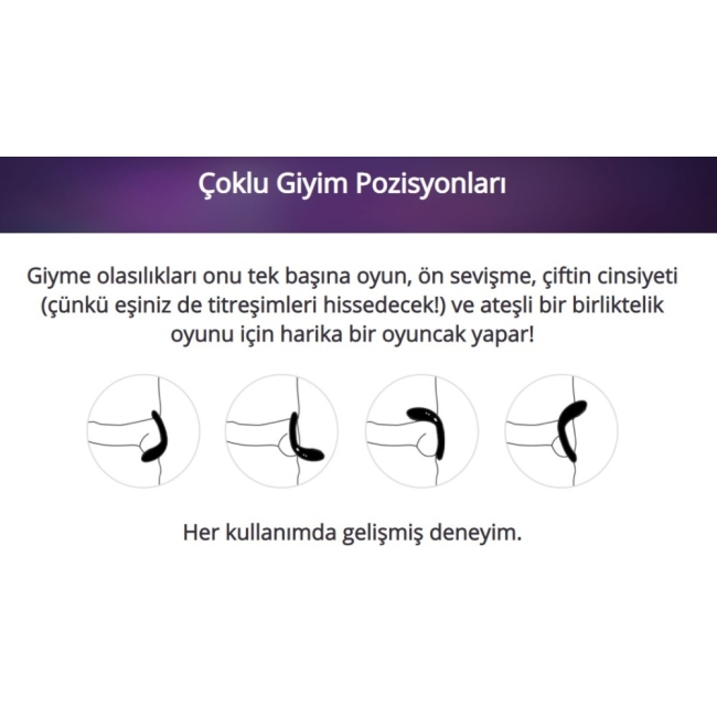 Lovense Diamo Akıllı Telefon Uyumlu Titreşimli Penis Halkası