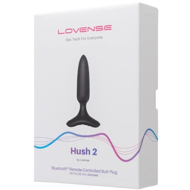 Lovense Hush 2 Akıllı Telefon Kontrollü 1 İnch Anal Plug