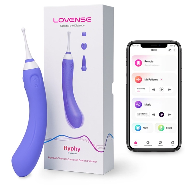 Lovense Hyphy Telefon Uyumlu Çift Taraflı Vibratör