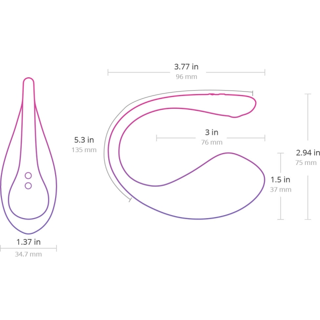Lovense Lush 3 ve Ferri Giyilebilir ve Klitoris Uyarıcı Vibratör
