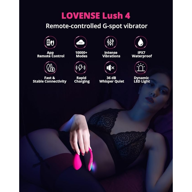 Lovense Lush 4 Telefon&Tablet Kontrol Vibratör
