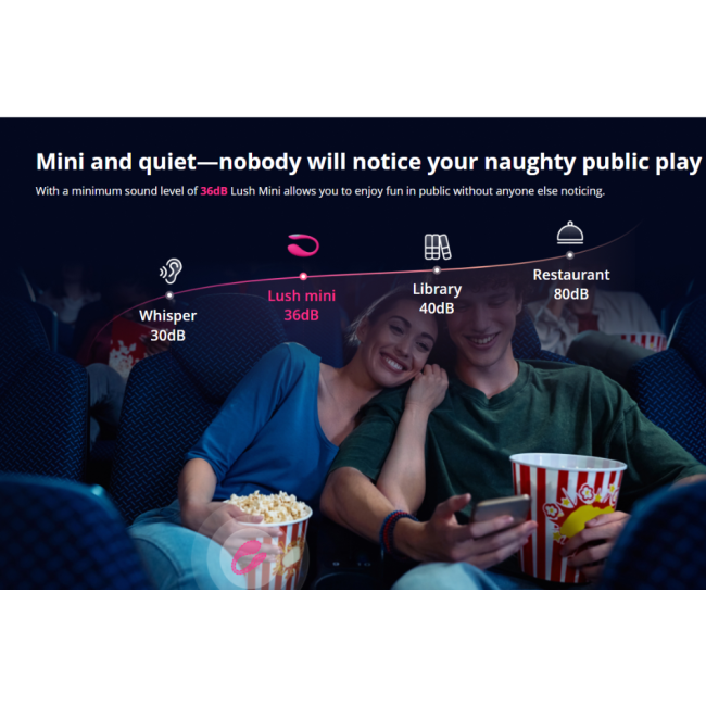 Lovense Lush Mini Telefon&Tablet Kontrol Vibratör