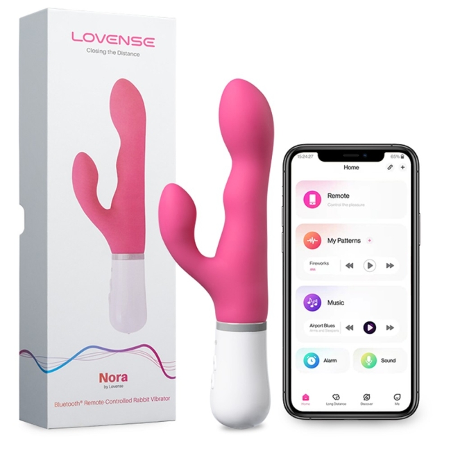 Lovense Nora Vibratör Akıllı Telefon Uyumlu&Uzaktan Kontrol