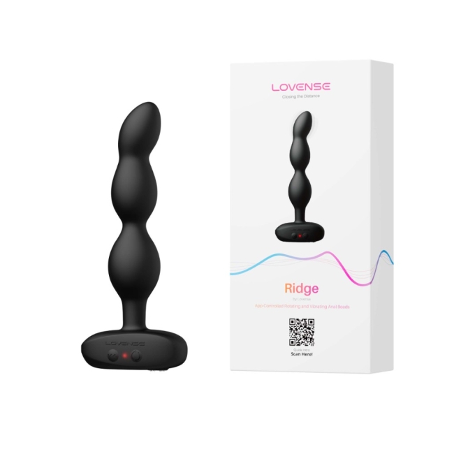 Lovense Ridge Telefon Kontrollü Boğumlu Titreşimli Anal Plug