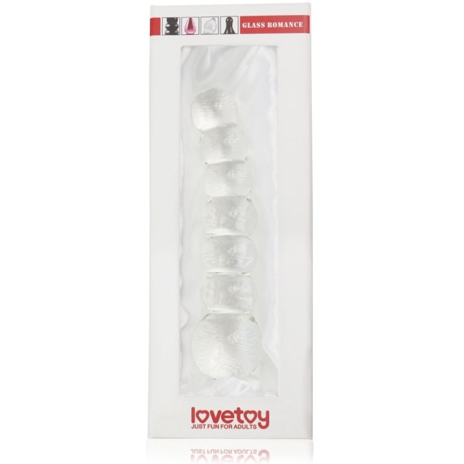 Lovetoy Glass Romance 17 Cm Anal ve Vajinal Cam Plug Dildo