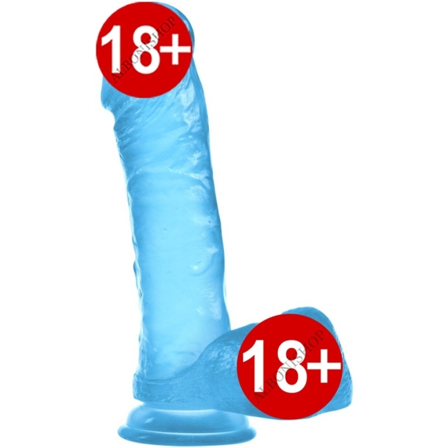 Lovetoy Mavi 20 cm Jel Dokulu Dildo ( LV1073 )