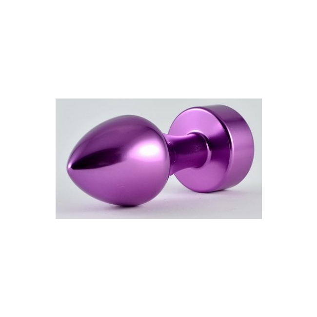 Lovetoy Purple Metal Taşlı Anal Plug 8 Cm