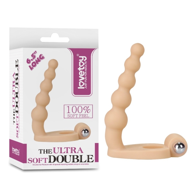 Lovetoy The Ultra Soft Serisi Yumuşak Boncuk Şekilli 16 cm Realistik Penis