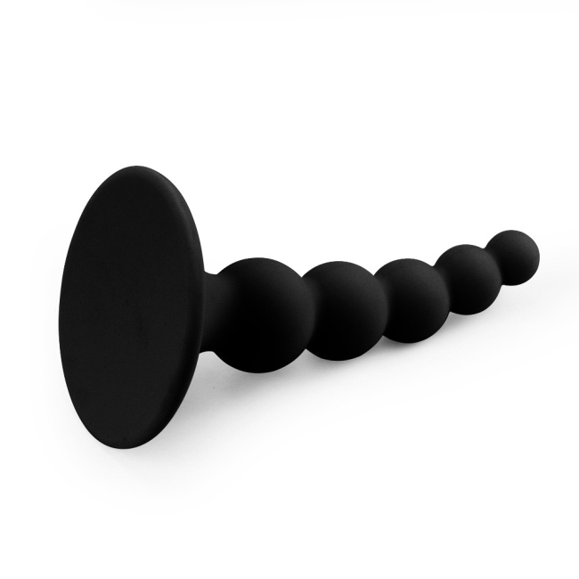 Lovetoy Lure Me Silikon Boğumlu 10 Cm Siyah Anal Plug