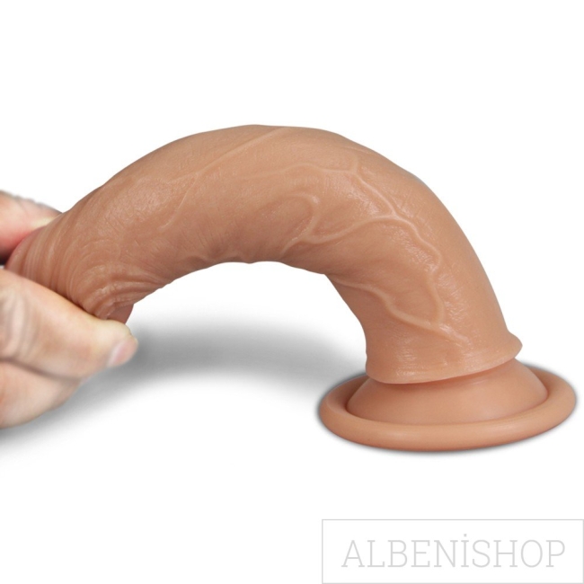 Lovetoy Nature Cock Serisi Özel Çift Dokulu 18 cm Realistik Penis