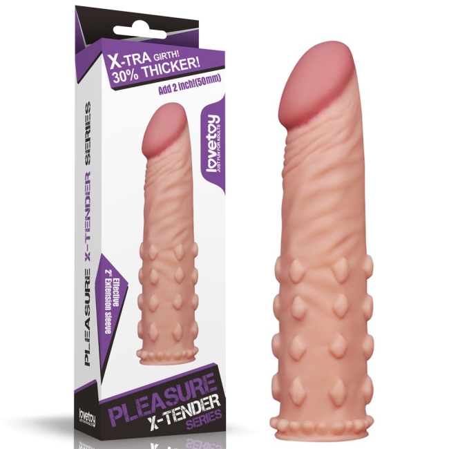 Lovetoy X-TENDER Realistik Penis Kılıfı-LV1054F