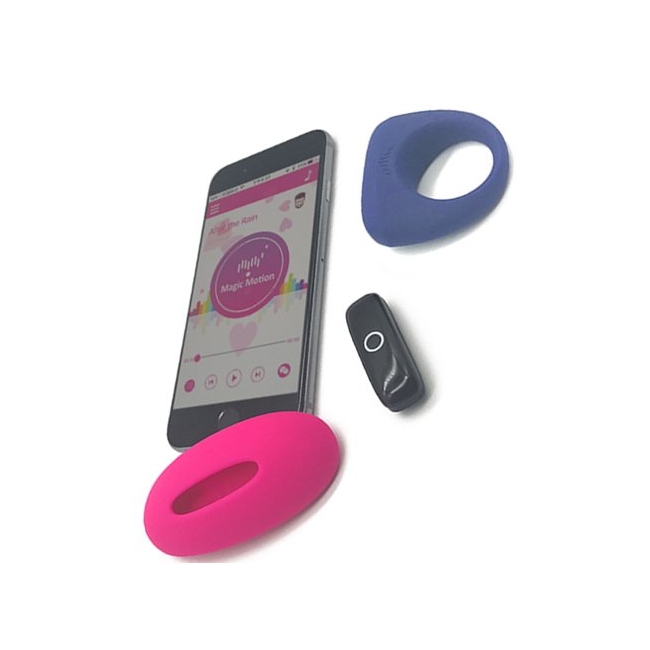 Magic Motion Candy&Dante Akıllı Telefondan Kontrol Edilebilen Penis Halkası Giyilebilen Vibratör