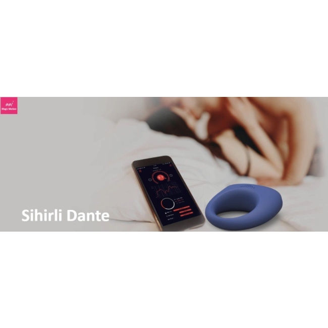 Magic Motion - Dante Smart Telefon Kontrol Şarjlı Penis Halkası