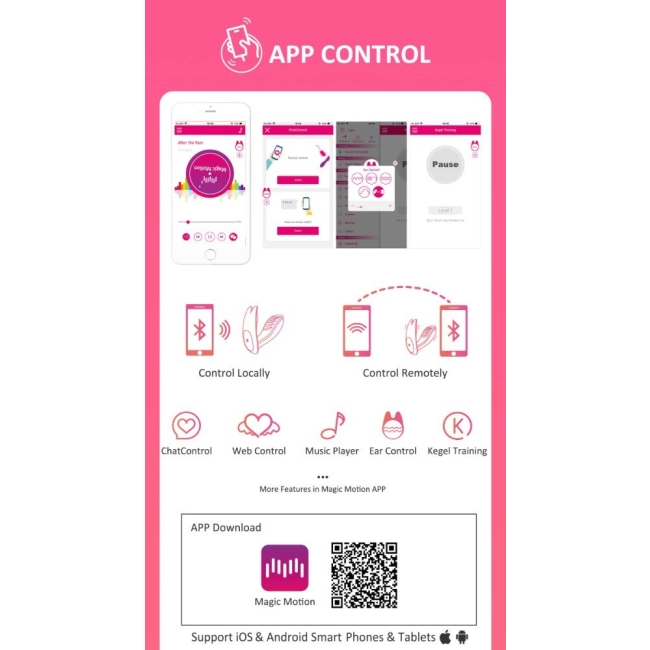 Magic Motion Eidolon Akıllı Telefon Kontrol G-Bölgesi ve Klitoris Uyarıcı Giyilebilen Vibratör