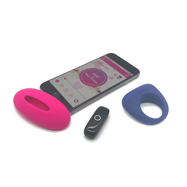 Magic Motion Candy&Dante Akıllı Telefondan Kontrol Edilebilen Penis Halkası Giyilebilen Vibratör