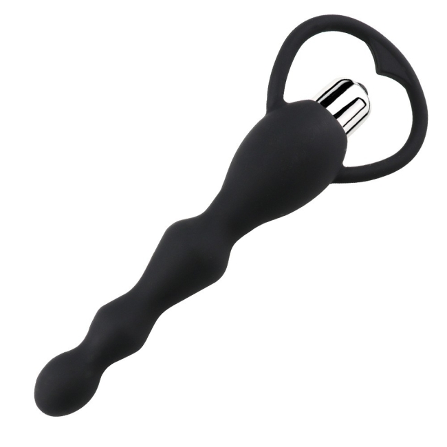 Man Style Pürüssüz Silikon Titreşimli Anal Plug