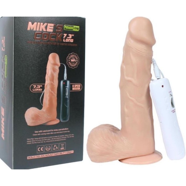 Mk 19 Cm Ultra Yumuşak Dönebilen Titreşimli Realistik Penis Dildo