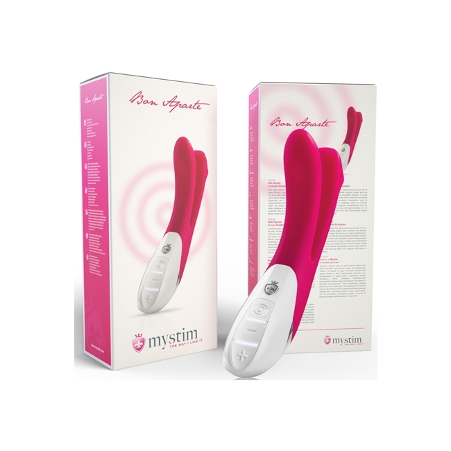 Mystim Bon Aparte Pink Çift Başlı 13 Modlu Titreşimli Vibratör 