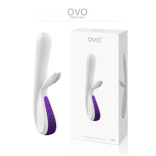 Ovo K5 Lüks Rabbit Vibratör Beyaz