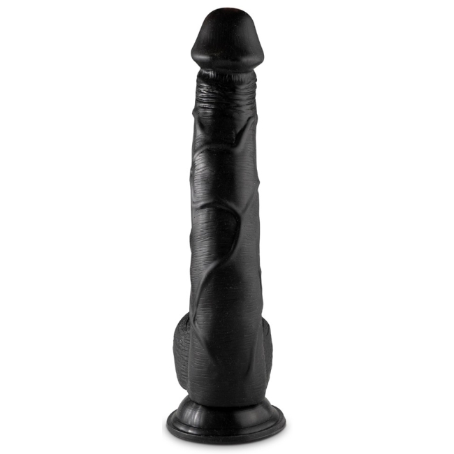 Paddys Cock 35 Cm Damarlı Yumuşak Dev Siyah Realistik Penis