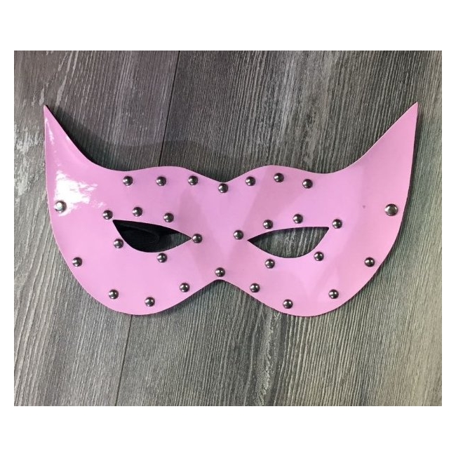 Pembe Deri Göz Maskesi