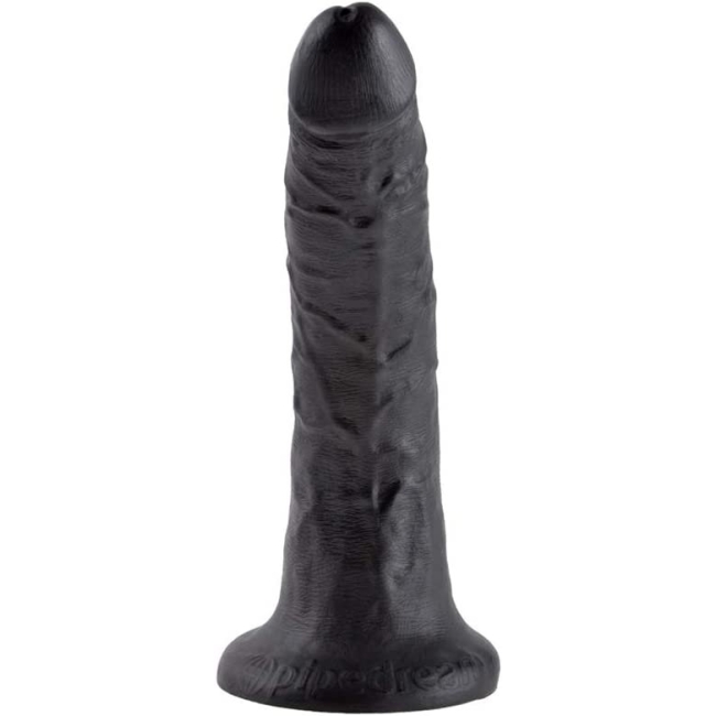 Pipedream King Cock 7 İnç Siyah Pealistik Penis Dİldo