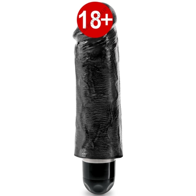 Pipedream King Cock Stiffy 13 Cm Siyah Realistik Vibratör