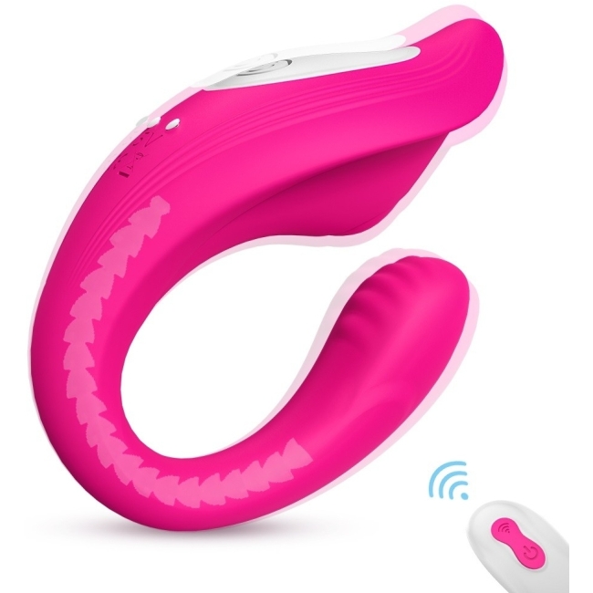 Ribbon Pro Kıkırdaklı Çiftlere Özel Kumandalı Giyilebilen 9 Modlu Titreşimli Vibratör