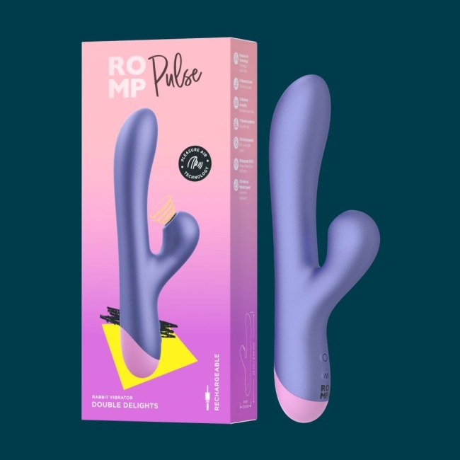 ROMP Pulse Titreşimli Ve Emişli Rabbit Klitoris Uyarıcı Vibrator