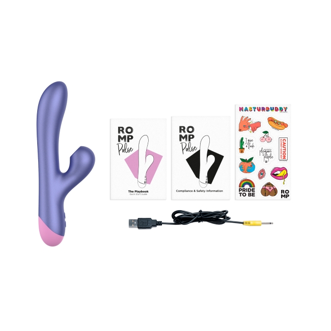 ROMP Pulse Titreşimli Ve Emişli Rabbit Klitoris Uyarıcı Vibrator
