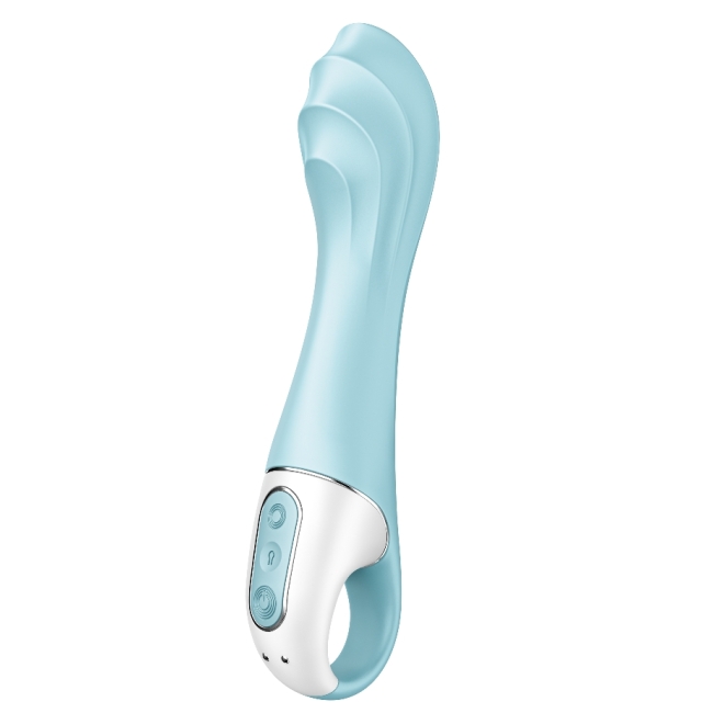 Satisfyer Air Pump Vibrator 5+ Blue App kontrollü Şişebilen&Titreşimli Vibratör 