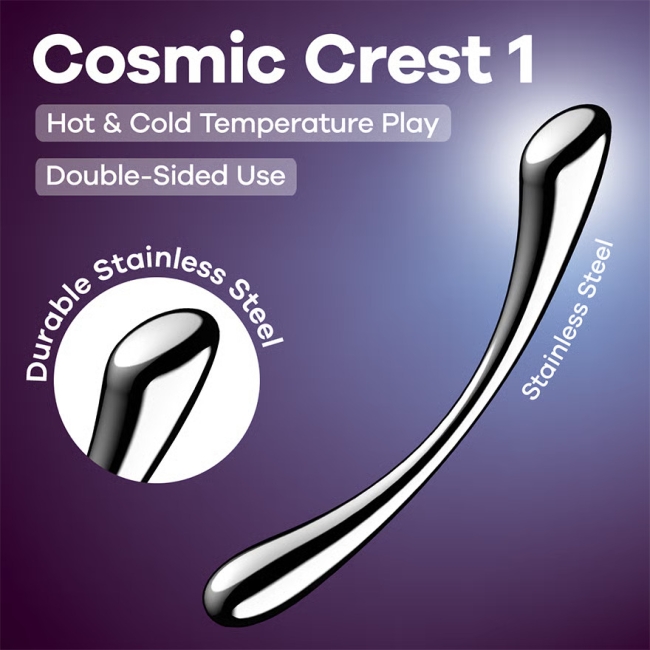 Satisfyer Cosmic Crest 1 Çelik Dildo