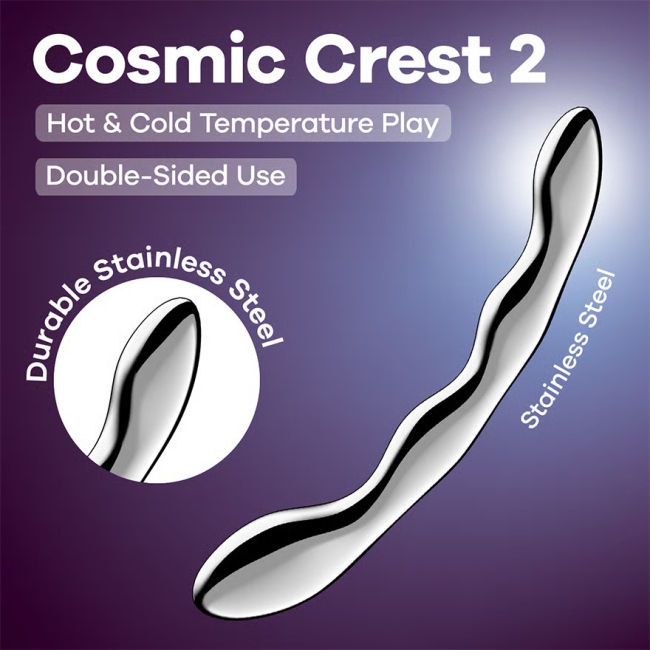 Satisfyer Cosmic Crest 2 Çelik Dildo